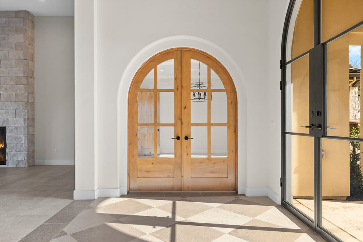 Arched interior doors